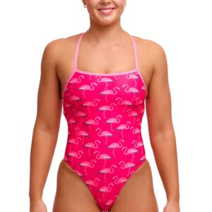 Funkita Ladies Strapped In One Piece Flaming Go Gos