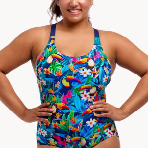 Funkita Birdie Wordie Brace Me Back One Piece