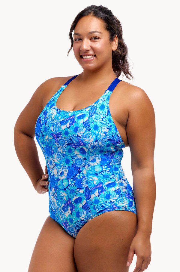 Funkita Bloom Shakalaka Brace Me Back One Piece