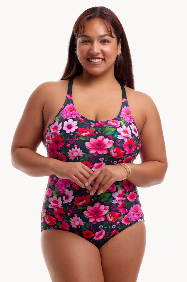 Funkita Garden Glow Brace Me Back One Piece