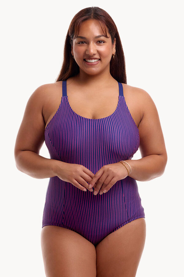 Funkita Peach Tea Brace Me Back One Piece