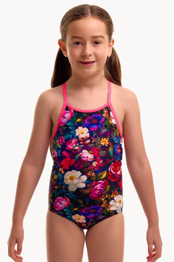 Funkita Girls Bed Of Roses One Piece