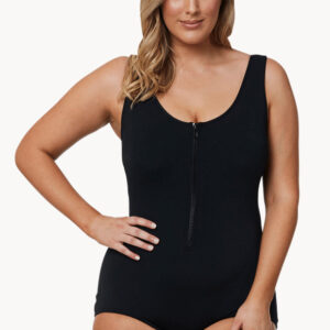 Funkita Still Black DD/E Zip Front One Piece