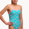 Show Funkita Girls Go Flamingo Single Strap One Piece (image 3)