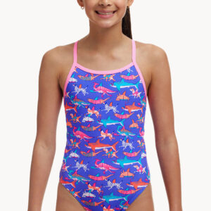 Funkita Girls Doggie Paddle Single Strap One Piece