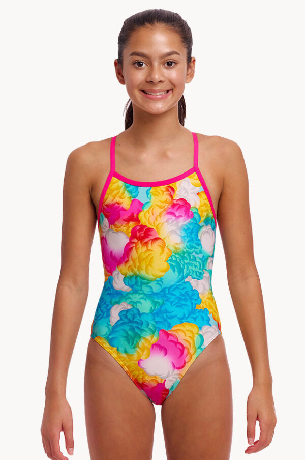 Funkita Girls Cloudy Colours Single Strap One Piece