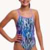 Show Funkita Girls Fly Dye Single Strap One Piece (image 3)