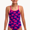 Show Funkita Girls Pinky Palms Single Strap One Piece