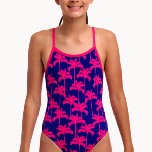 Funkita Girls Pinky Palms Single Strap One Piece