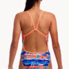 Show Funkita Girls Forever Fossil Single Strap One Piece (image 2)