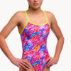 Show Funkita Girls Blow In Single Strap One Piece (image 3)