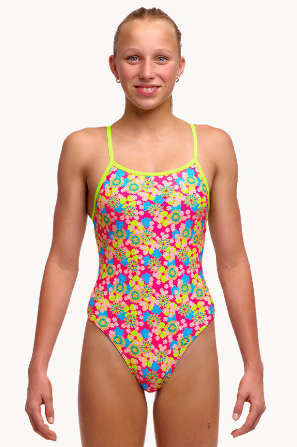 Funkita Girls Flow Blow Single Strap One Piece