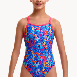 Funkita Girls Dragons Den Single Strap One Piece