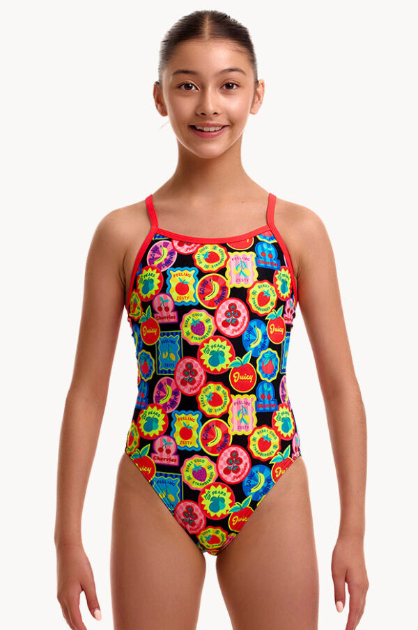 Funkita Girls Berry Good Single Strap One Piece