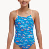 Show Funkita Girls Fin Swimming Diamond Back One Piece