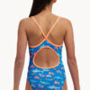 Show Funkita Girls Fin Swimming Diamond Back One Piece (image 2)