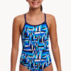 Show Funkita Girls Polar Caps Diamond Back One Piece