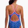 Show Funkita Girls Blue Viper Diamond Back One Piece (image 2)