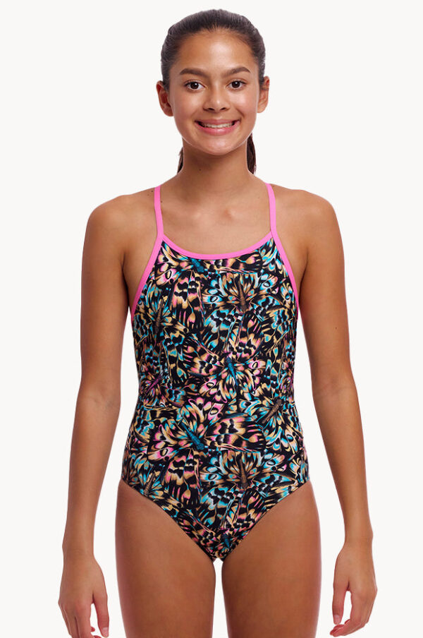 Funkita Girls Copper Cluster Diamond Back One Piece