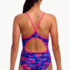 Show Funkita Girls Warped Waves Diamond Back One Piece (image 2)