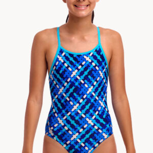 Funkita Girls Under Over Diamond Back One Piece