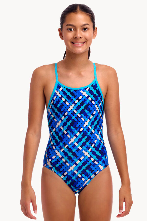 Funkita Girls Under Over Diamond Back One Piece