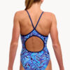 Show Funkita Girls Blue Bits Diamond Back One Piece (image 2)