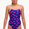 Show Funkita Girls Flocked Up Diamond Back One Piece