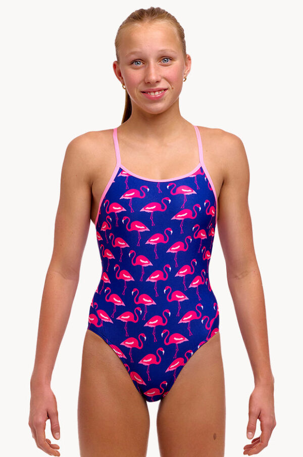 Funkita Girls Flocked Up Diamond Back One Piece