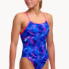 Show Funkita Girls Rising Tide Diamond Back One Piece (image 3)