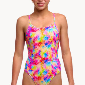 Funkita Girls Dry Me Diamond Back One Piece