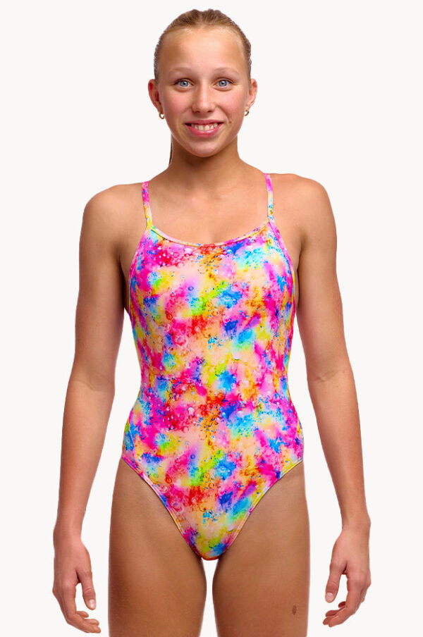 Funkita Girls Dry Me Diamond Back One Piece