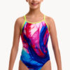 Show Funkita Girls Muscle Mad Diamond Back One Piece