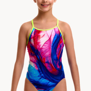 Funkita Girls Muscle Mad Diamond Back One Piece