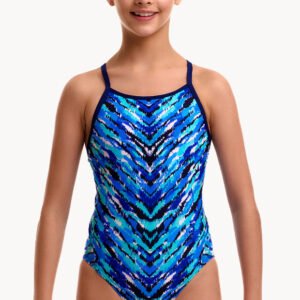 Funkita Girls Fur Seal Diamond Back One Piece
