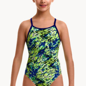 Funkita Girls Scaled Back Diamond Back One Piece