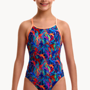 Funkita Girls Weedy One Diamond Back One Piece