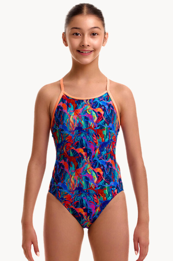 Funkita Girls Weedy One Diamond Back One Piece