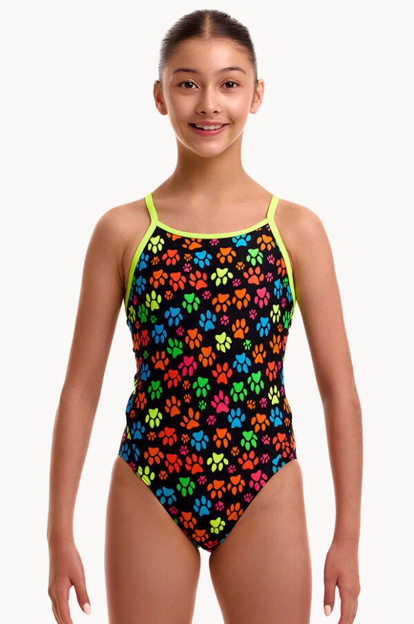 Funkita Girls Pawsome Diamond Back One Piece