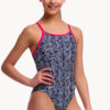Show Funkita Girls Stickler Diamond Back One Piece (image 3)
