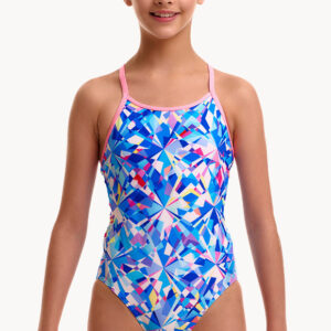Funkita Girls Crystal Mess Diamond Back One Piece