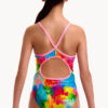 Show Funkita Girls Falling Colours Diamond Back One Piece (image 2)