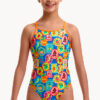 Show Funkita Girls Five Serves Diamond Back One Piece