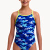 Show Funkita Girls Clean Marine Diamond Back One Piece