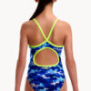 Show Funkita Girls Clean Marine Diamond Back One Piece (image 2)