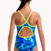 Show Funkita Girls Try Blue Diamond Back One Piece (image 2)