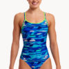 Show Funkita Pace Racer Diamond Back One Piece (image 2)