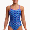 Show Funkita Blue Viper Diamond Back One Piece