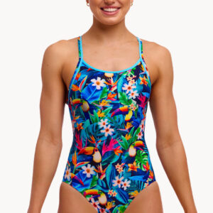 Funkita Birdie Wordie Diamond Back One Piece