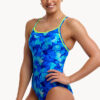 Show Funkita Try Blue Diamond Back One Piece (image 3)
